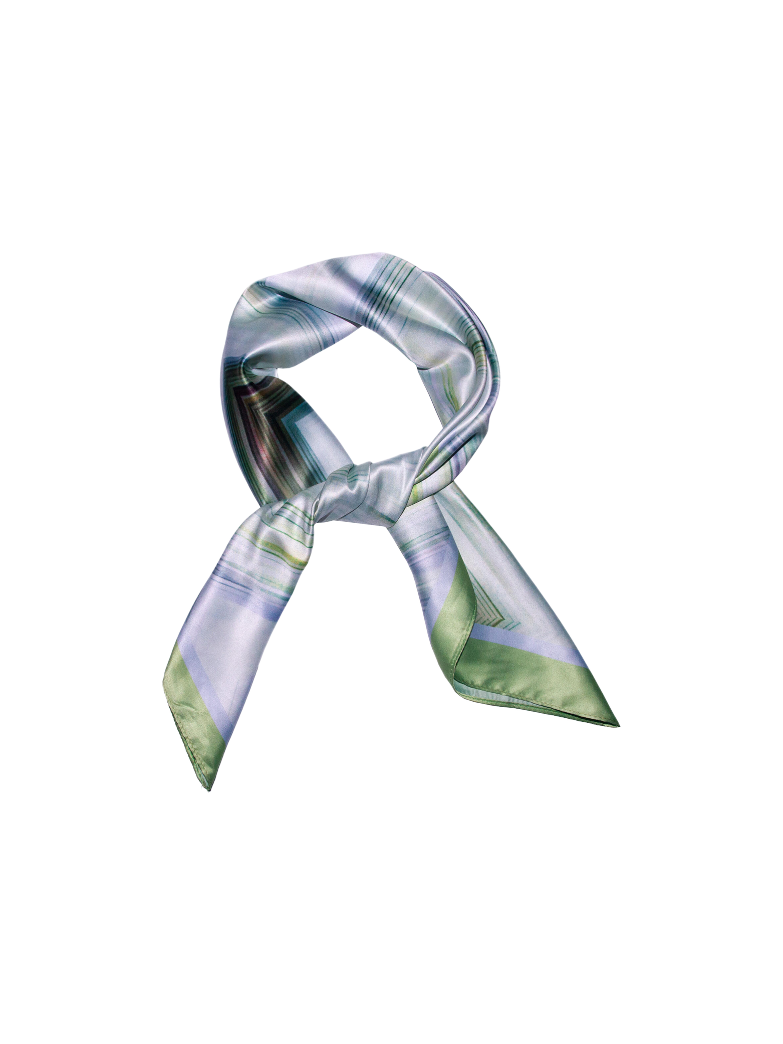 Skjerf ZigZag - Grønn